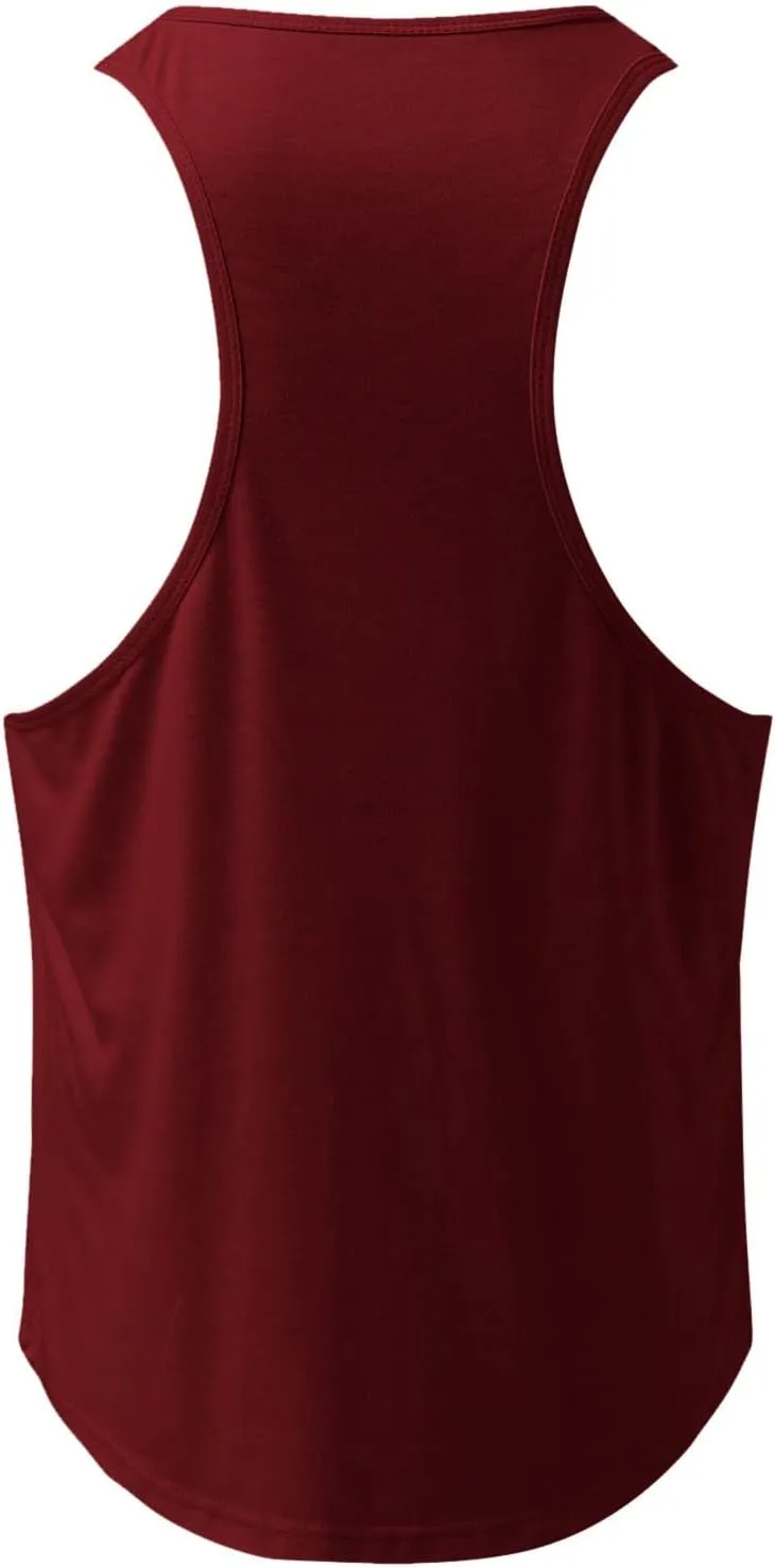 4th of July T-Shirts for Men Independence Day USA Patriotic Sleeveless Tank Tops Retro Star & Striped Graphic Tee Tops