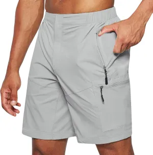 Alalaso Mens Athletic Shorts 5" Gym Workout Mesh Running Shorts Quick Dry Sport Shorts with Pockets