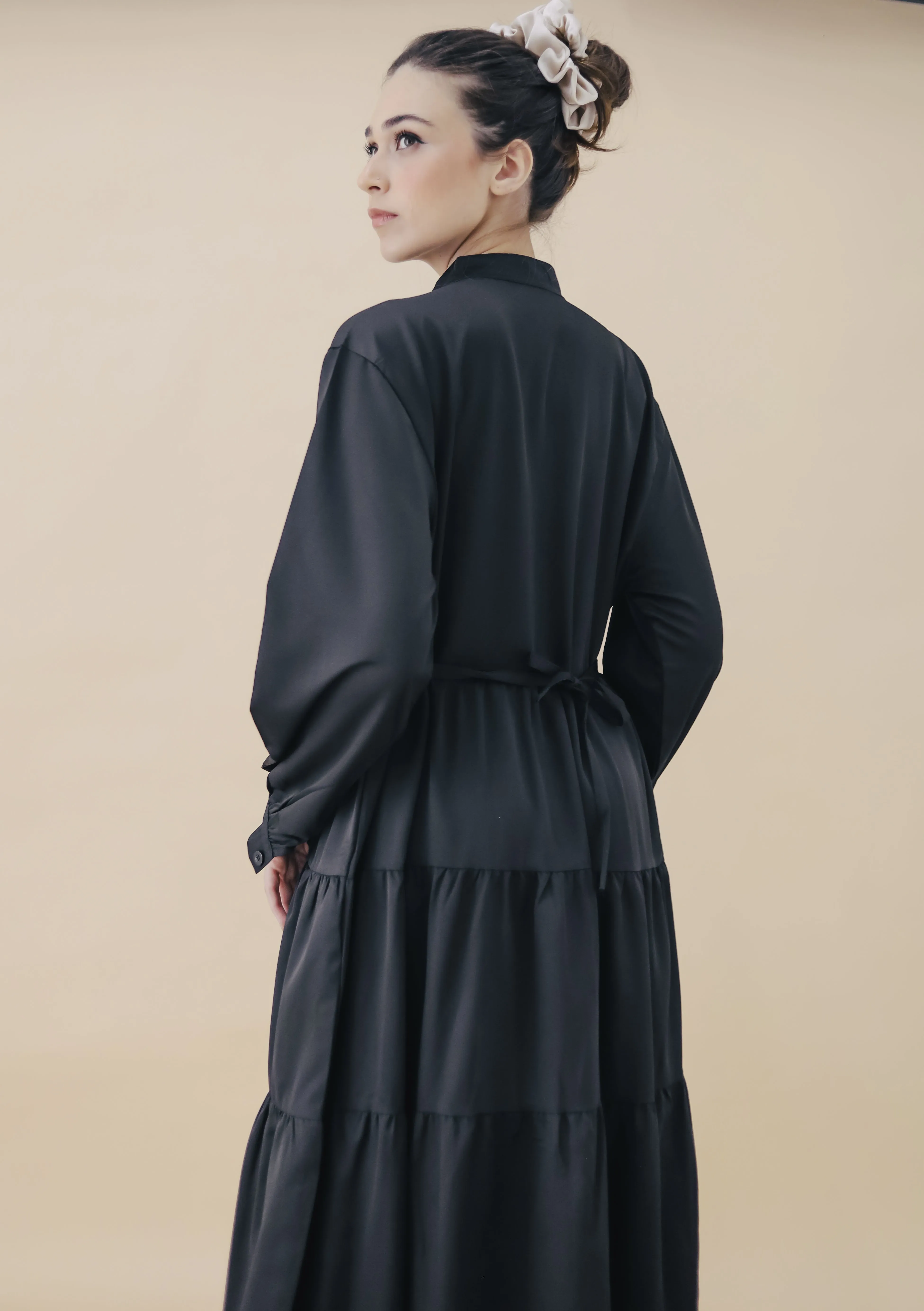 AMAL MAXI DRESS - BLACK