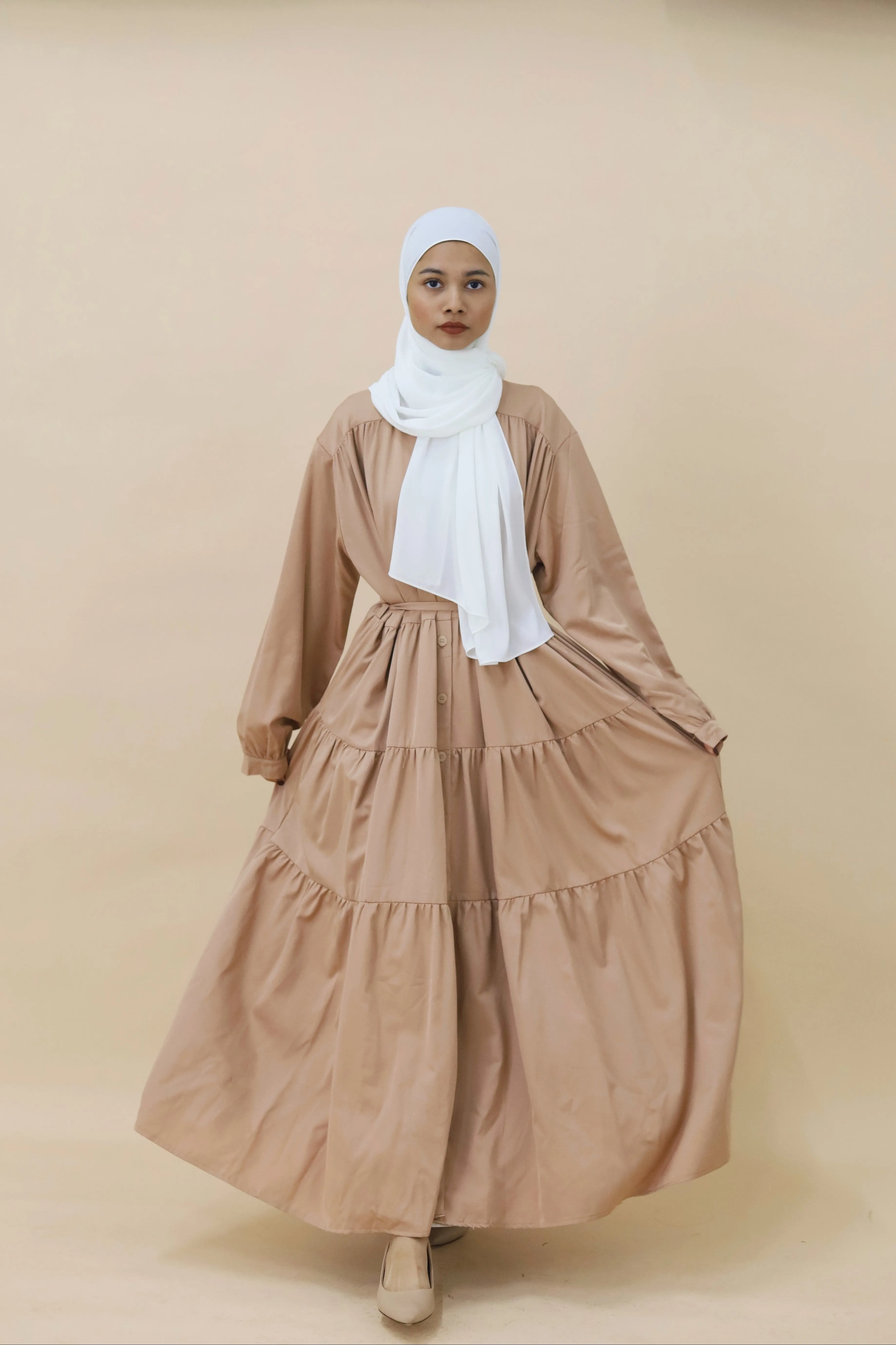AMAL MAXI DRESS - SAND