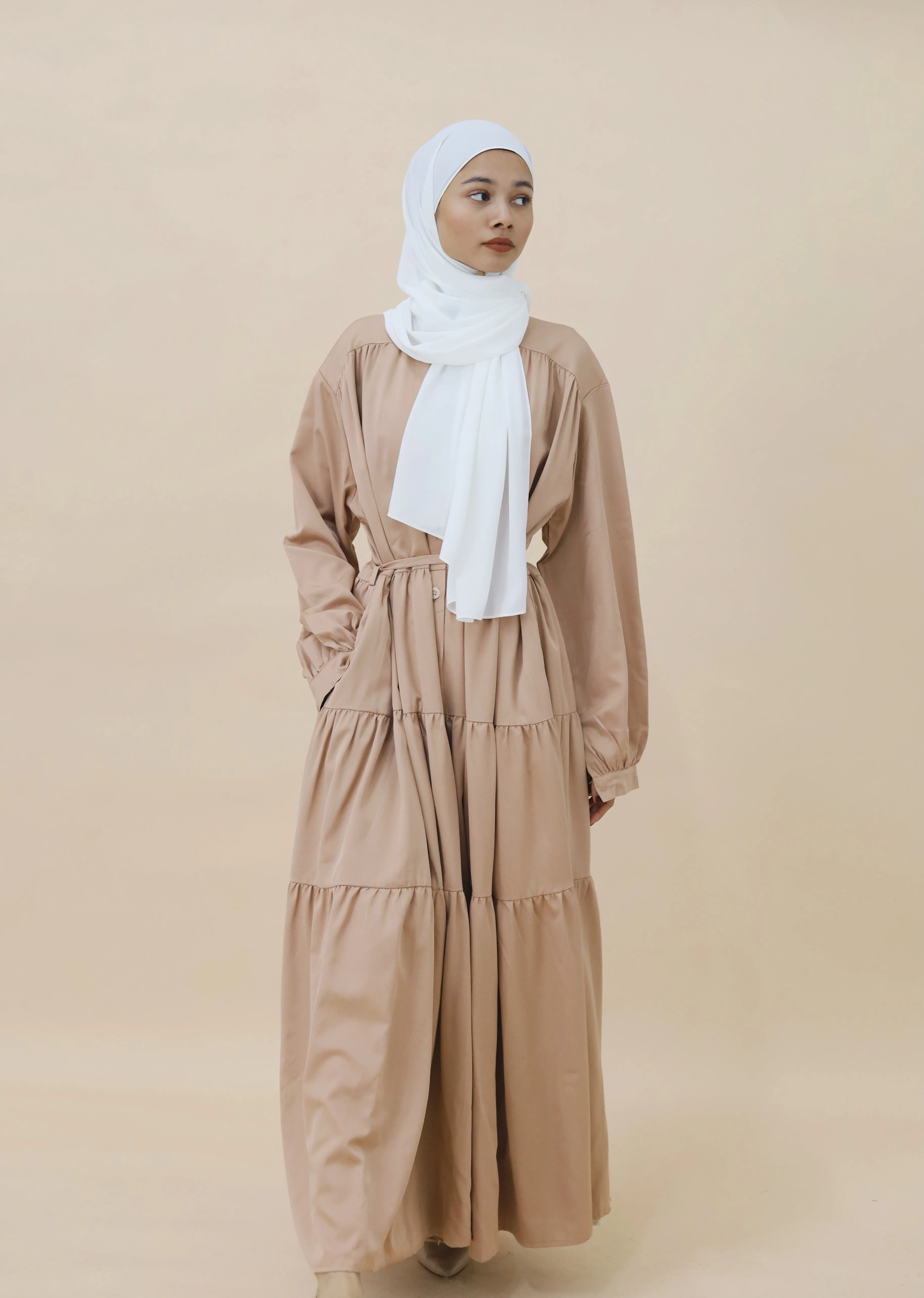 AMAL MAXI DRESS - SAND