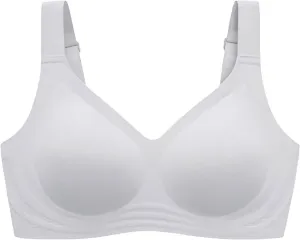 Anti Sagging Bras for Women V Neck Seamles Swirefree Quick Dry Bras No Underwire Soft Support Lightweight Comfy Bras