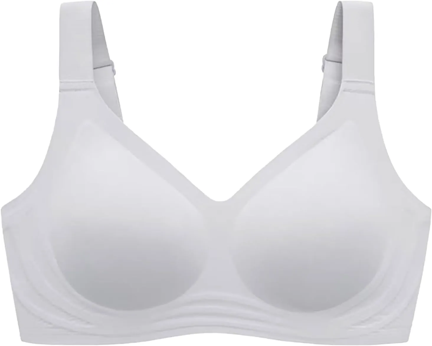 Anti Sagging Bras for Women V Neck Seamles Swirefree Quick Dry Bras No Underwire Soft Support Lightweight Comfy Bras