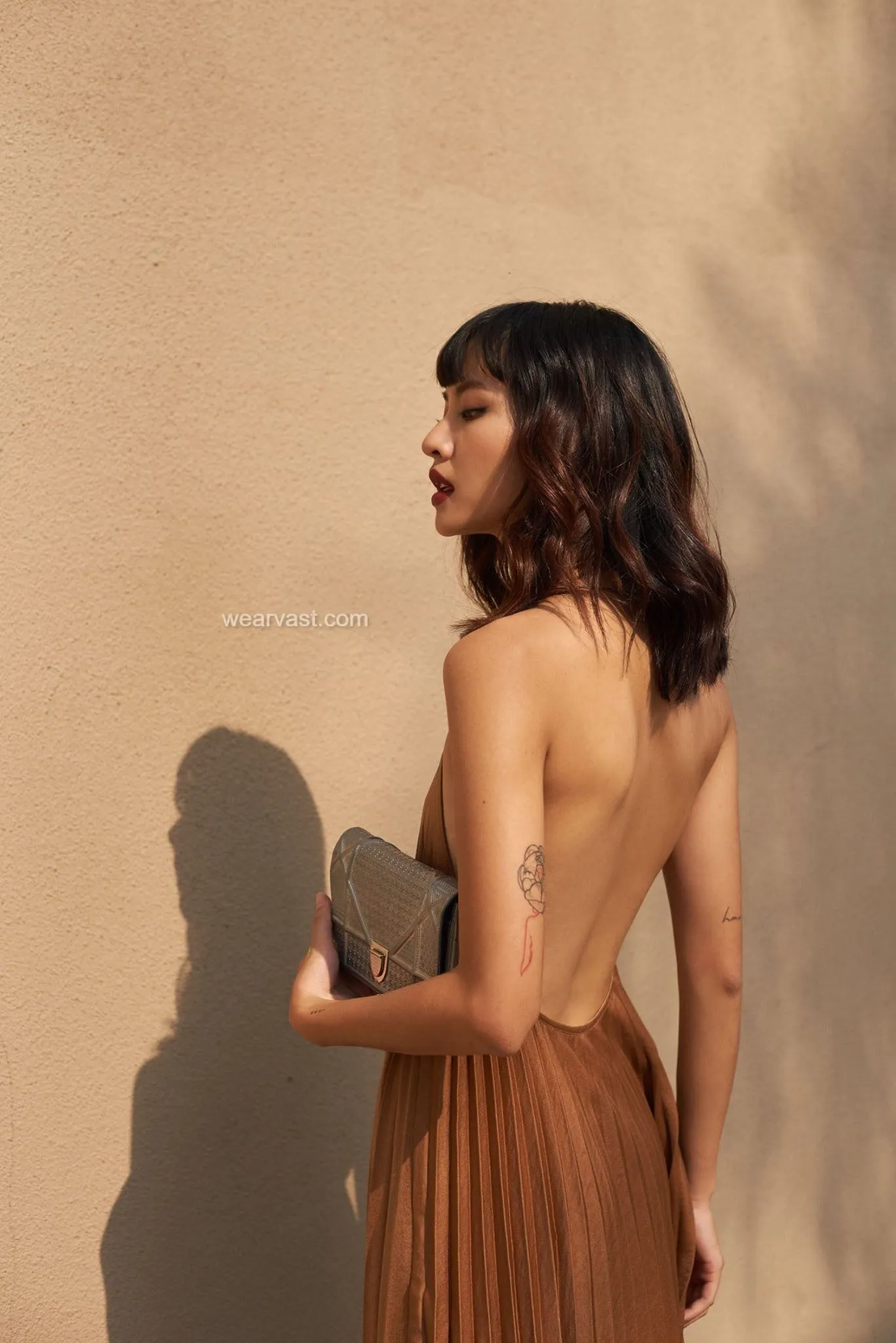 Ashley Dress - Halter Neck Open Back Dress