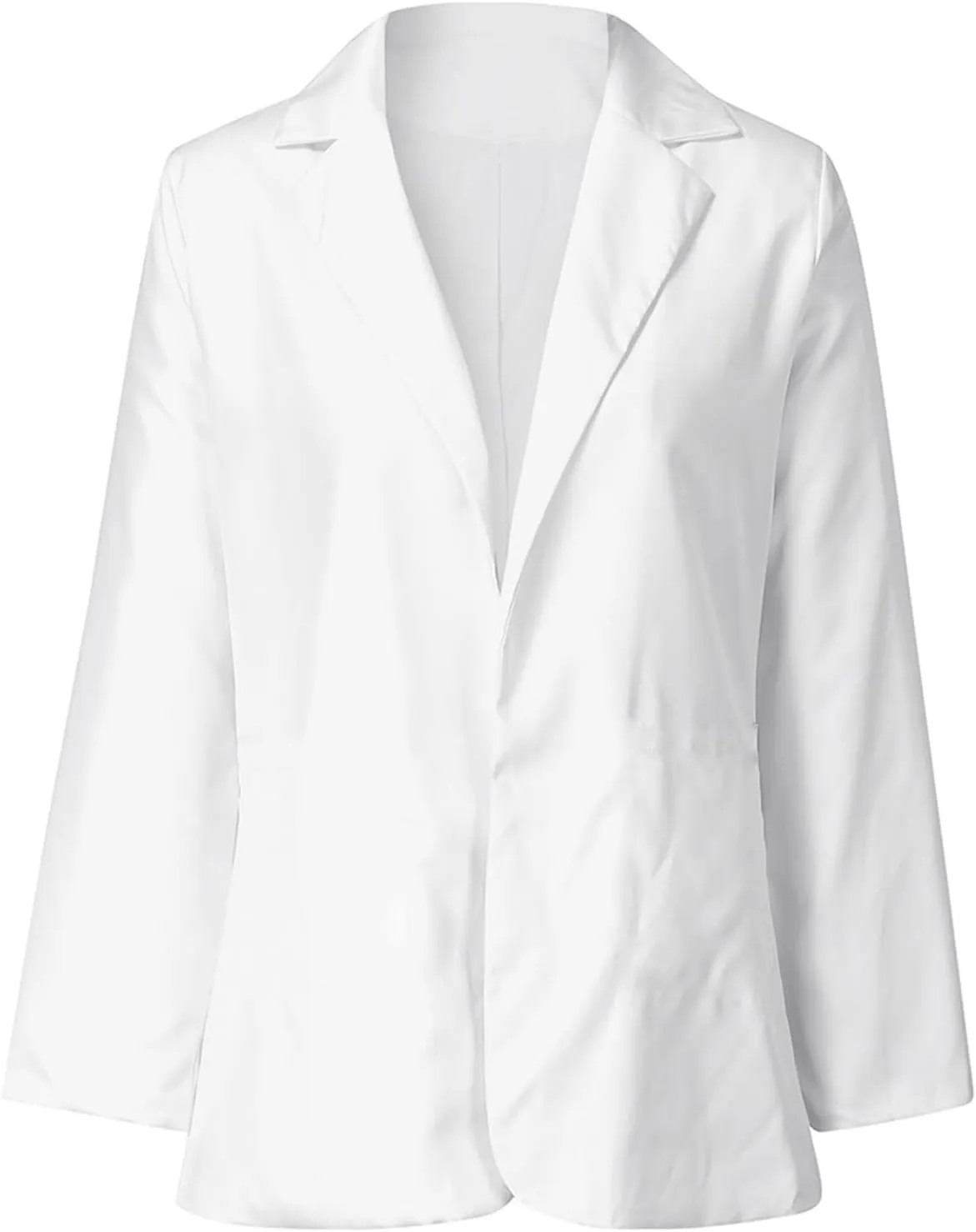 Blazers for Women Business Casual Plus Size Long Sleeve Work Office Jackets Lapel Open Front Blazer with Pockets