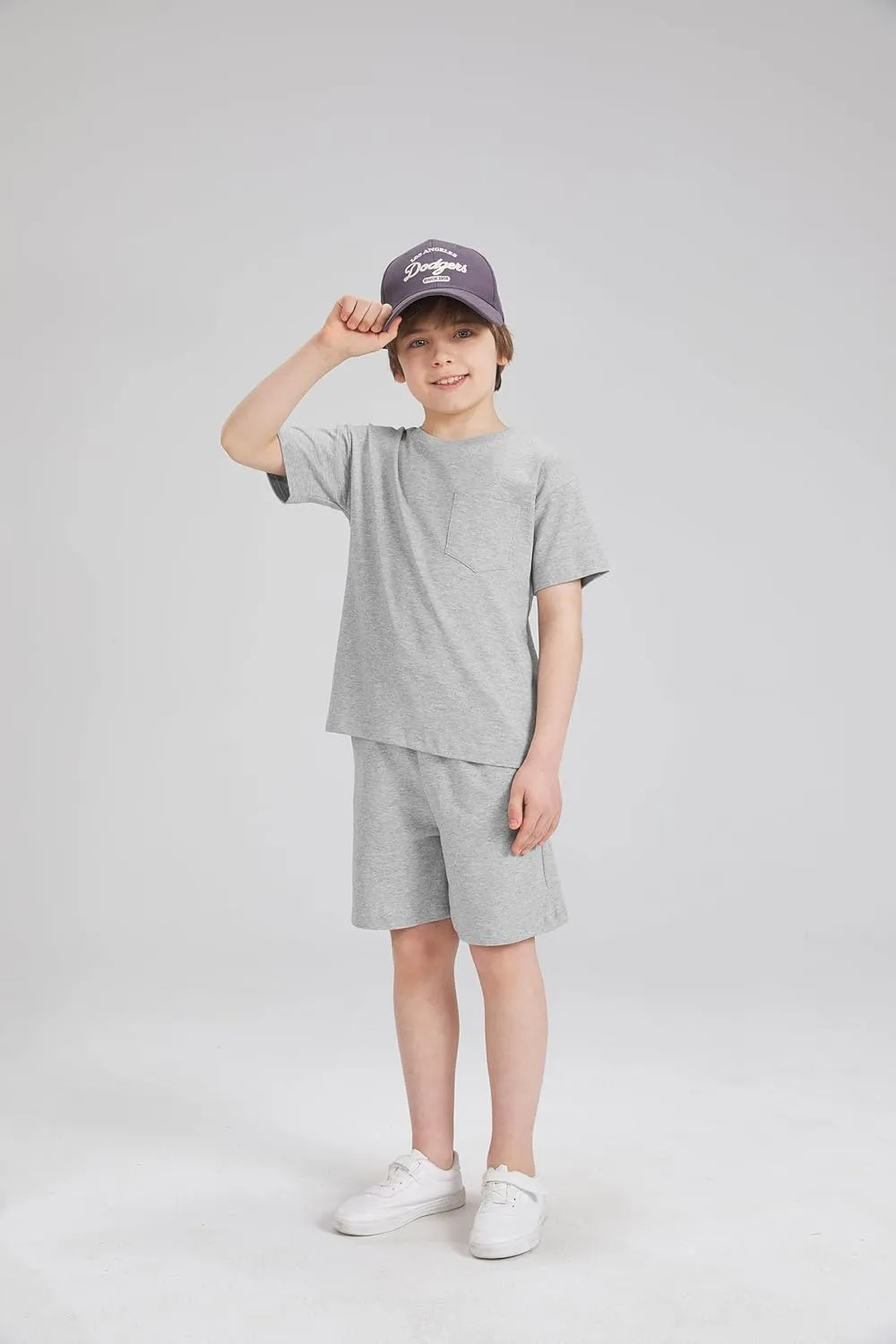 Boys' Clothing Sets Summer Outfits 2 Piece Short Sleeve Tops Shorts 2025 Casual Tracksuits