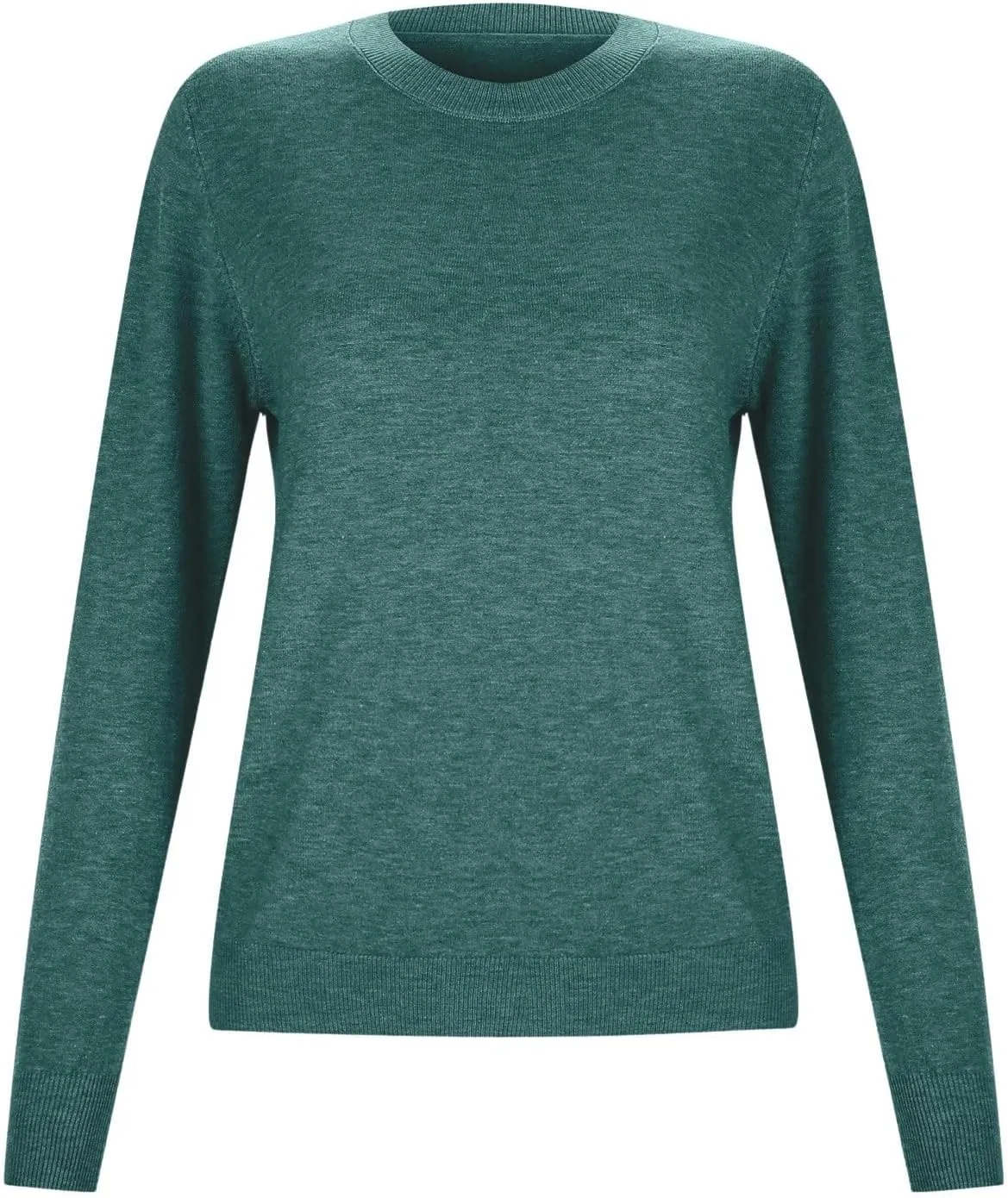 Cashmere Sweater Women Fall Winter Knitted Crew Neck Sweater Sweaters Lightweight Trendy Long Sleeve Pullover Tops for Travel