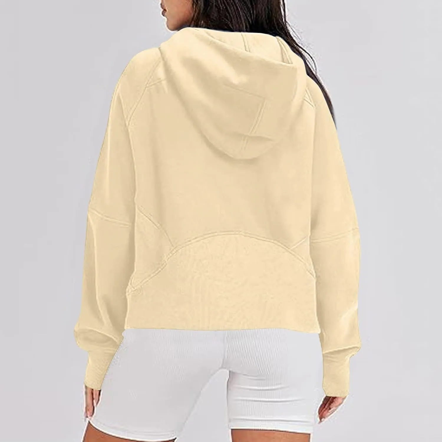 ChicCrate Half Zip Sweatshirt Women Quarter Zip Zip up Hoodie Jackets Winter Clothes Pullover 2025 Cowgirl Shirt
