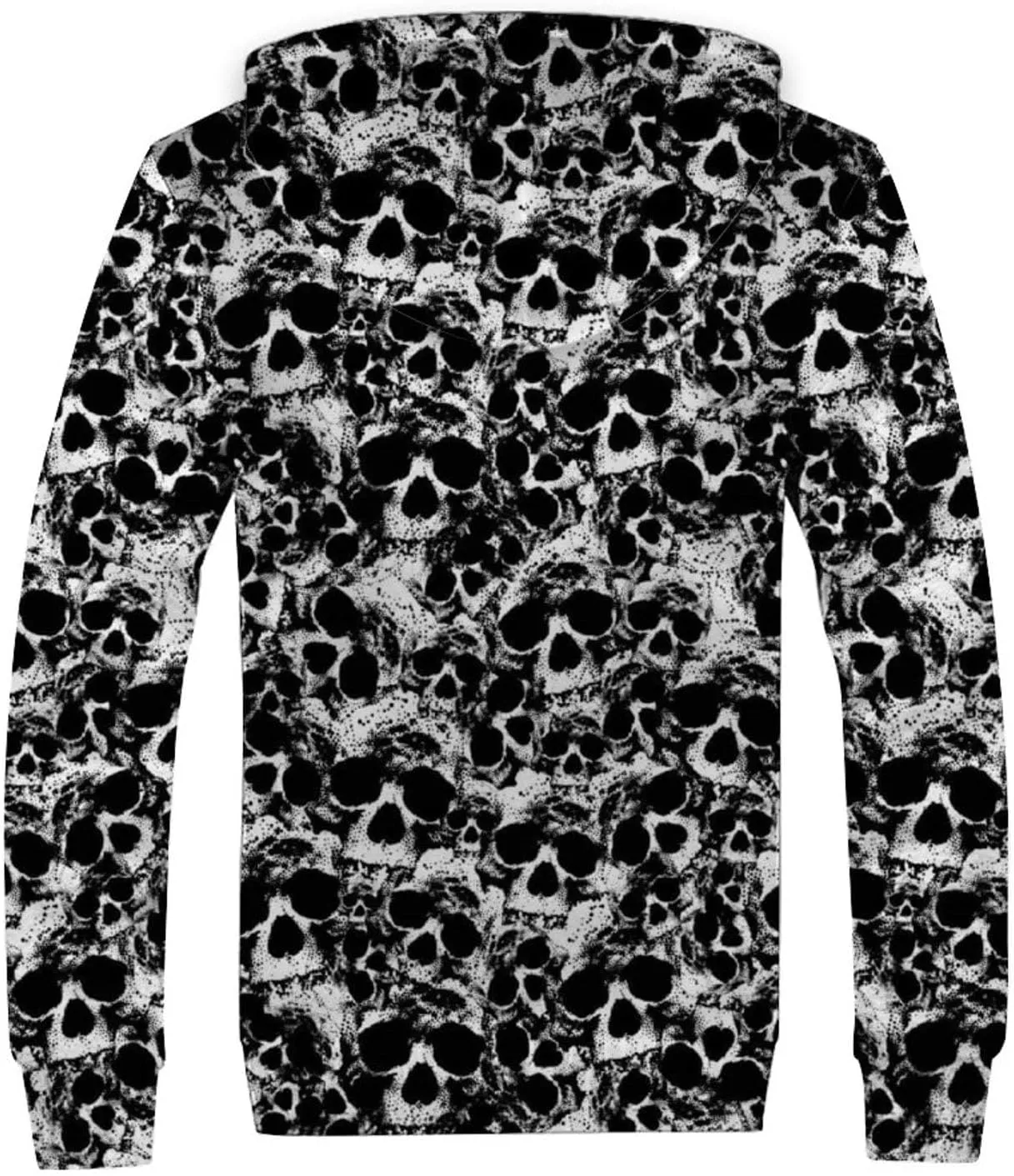 D-WOLVES Men's Pullover Winter Jacket Fleece Hoodies Sweatshirt Full Zip Warm Thick Coats