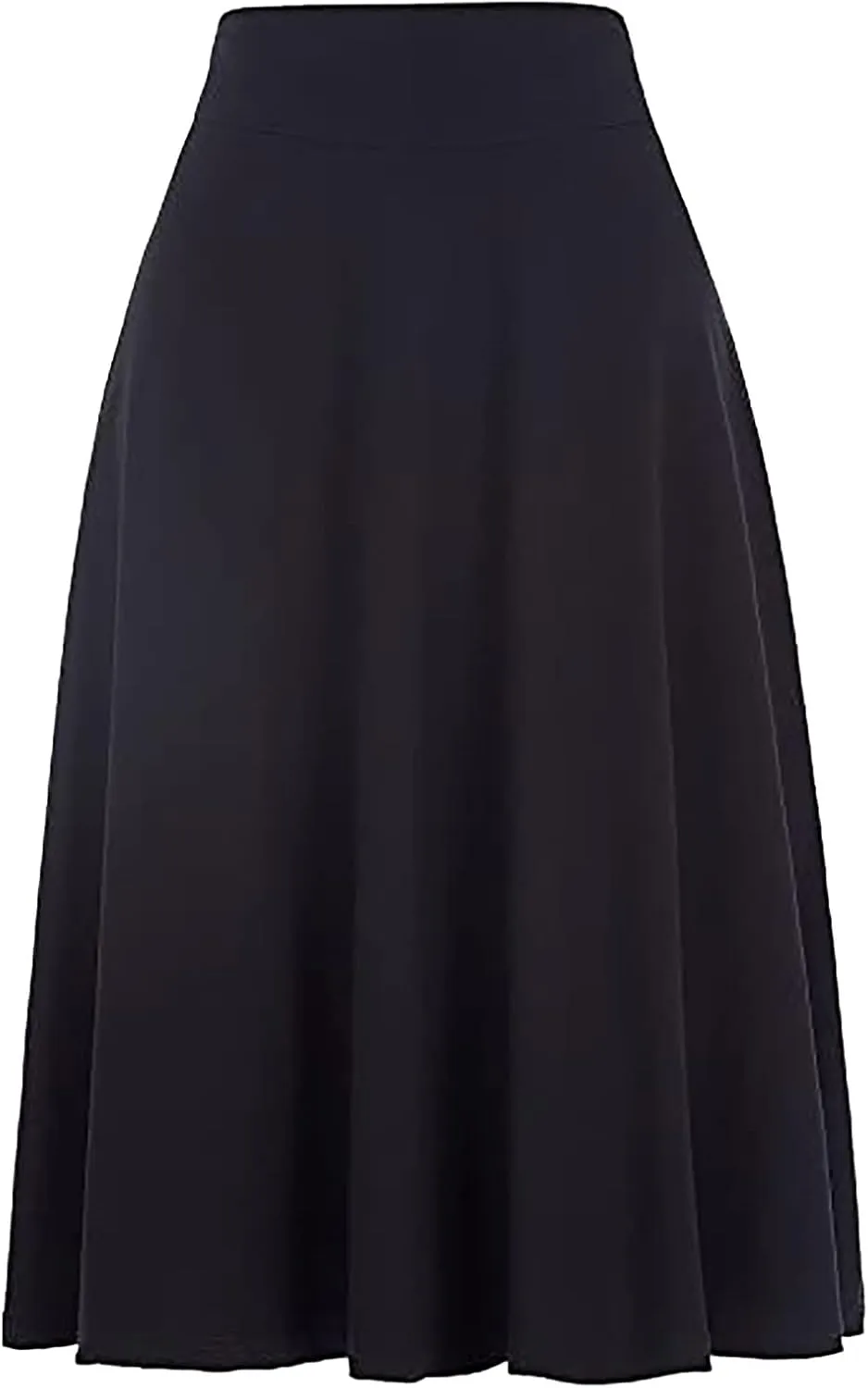 Elastic High Waist Floral Print Boho Maxi Skirt Women Tiered Pleated Flowy Long Summer Beach Skirt
