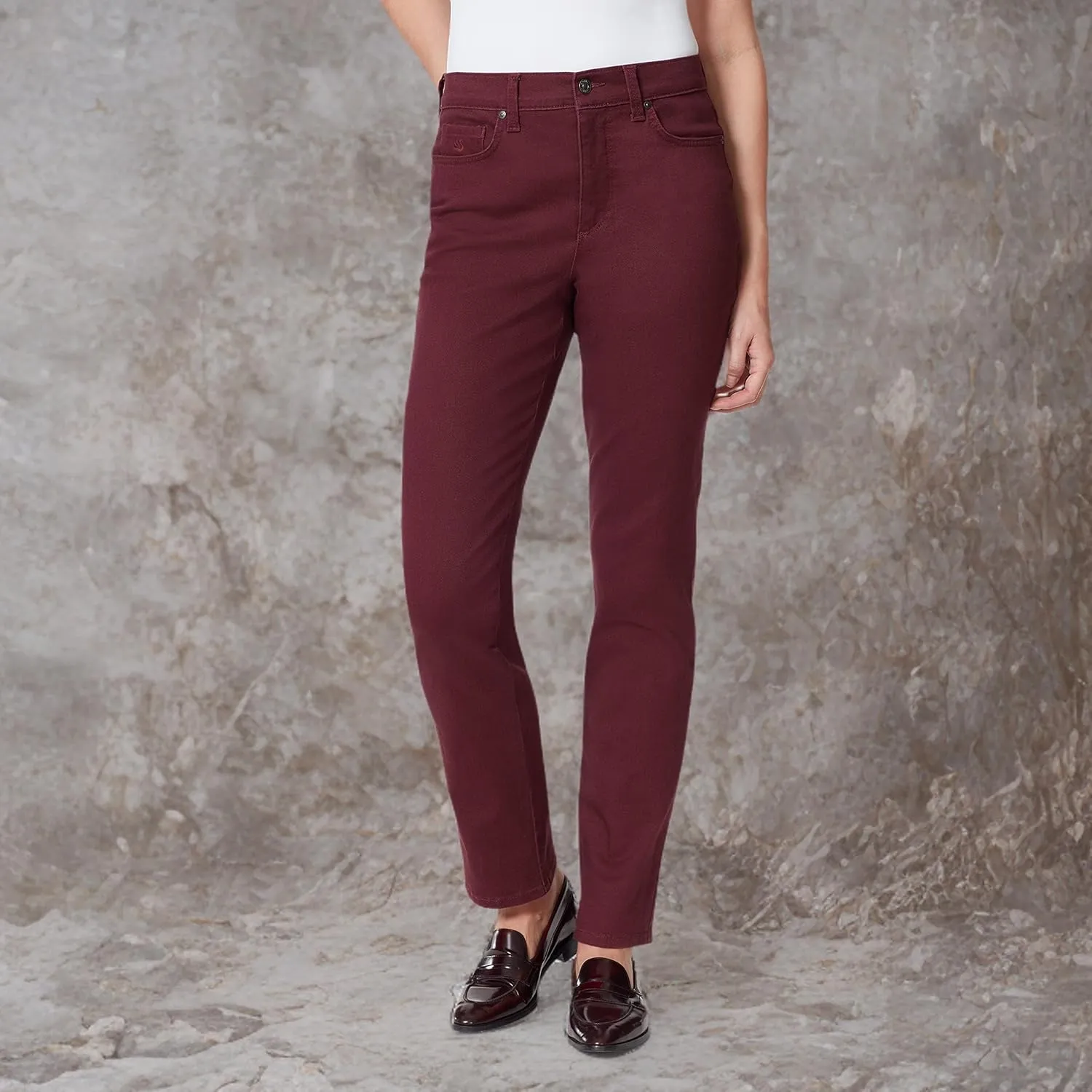 Gloria Vanderbilt Women's Amanda Classic High Rise Tapered Jean
