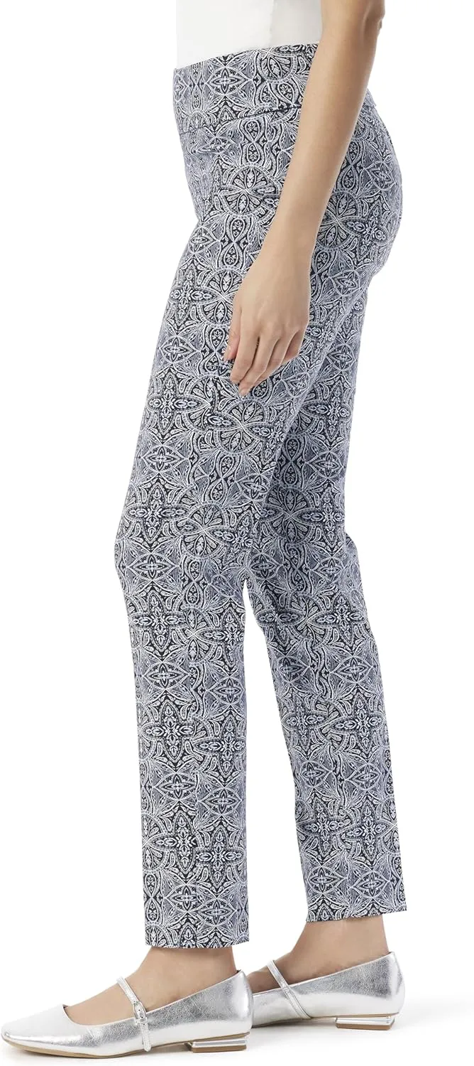 Gloria Vanderbilt Women's Pull on Tummy Slimmer Trouser Pant Standard