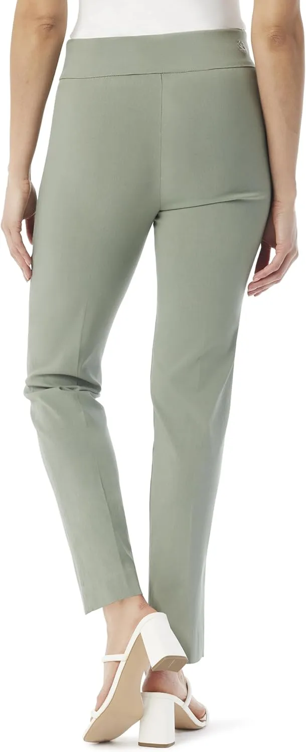Gloria Vanderbilt Women's Pull on Tummy Slimmer Trouser Pant Standard