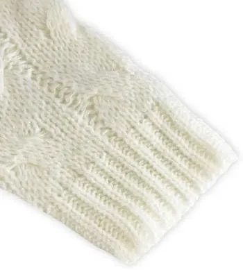 High Neck Drop Shoulder Sweaters for Women Trendy Fall Long Sleeves Cable Knit Tops Casual Oversized Pullover Chunky Sweater