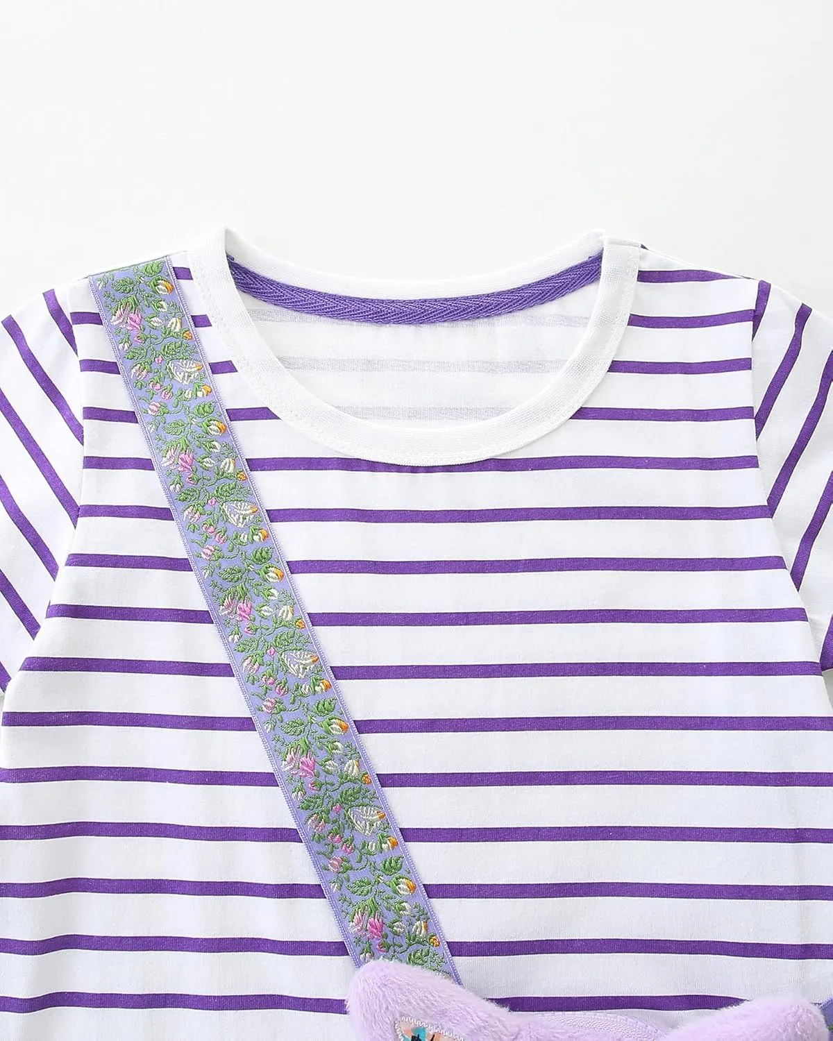 Hongshilian Toddler Girls Cotton Casual Dress Summer Playwear Short Sleeve Shirt Dresses