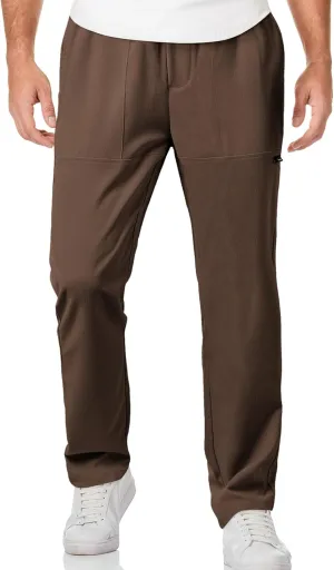 JMIERR Mens Casual Lightweight Pants Stretch Elastic Waist Drawstring Jogging Sweatpants Pants