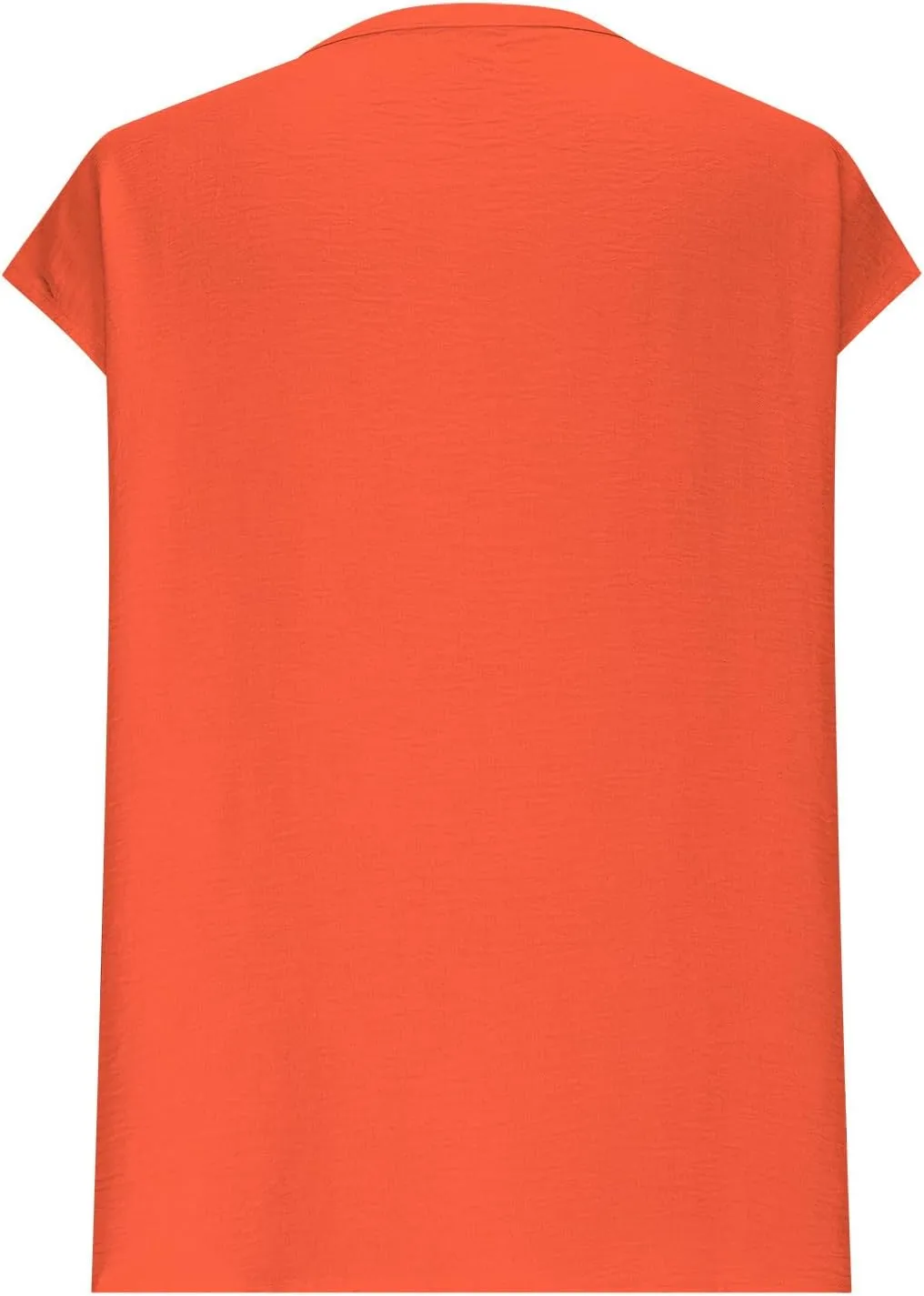 Lmdudan 2025 Summer V Neck Ruffle Tops Women Short Sleeve Work Shirt Dressy Casual Business Tees Loose Blouses Tunics