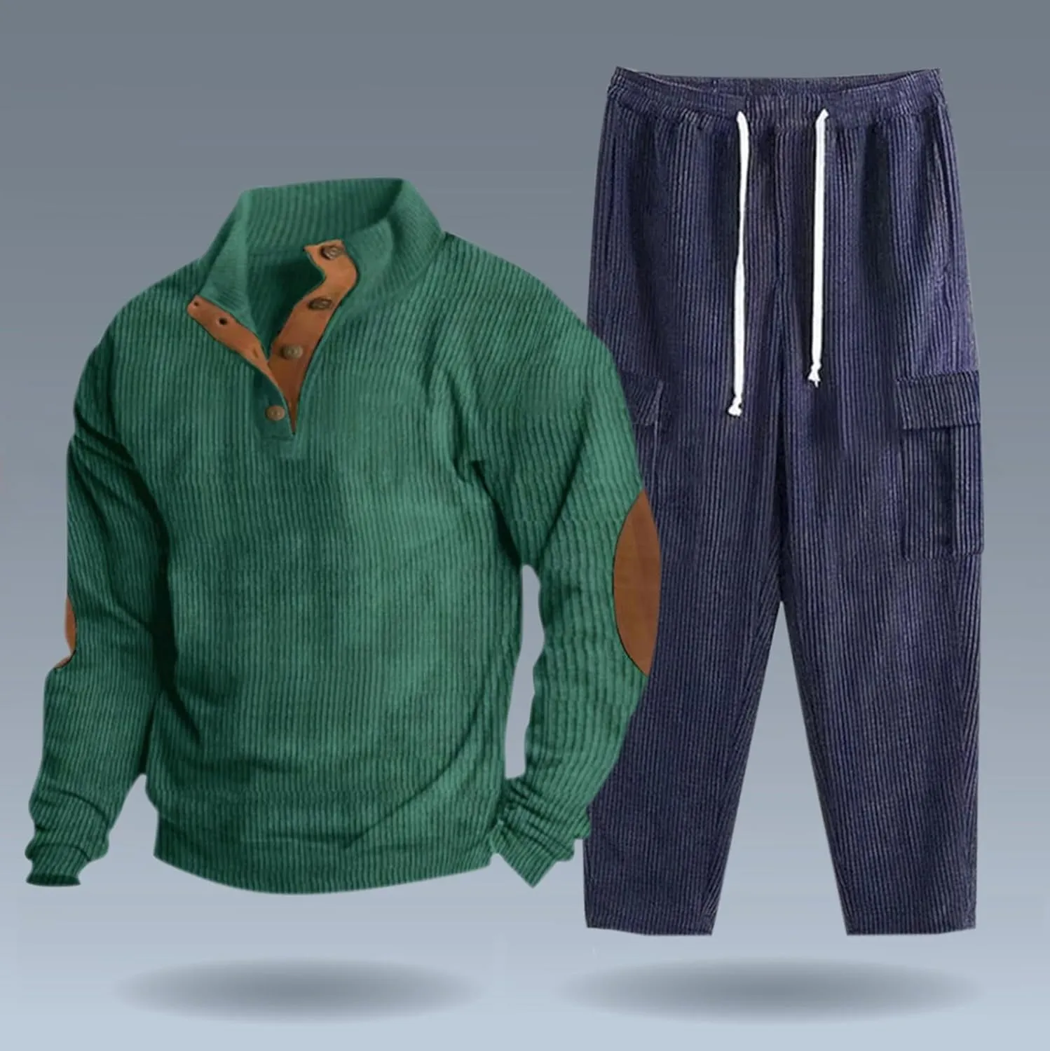 Loose Sweatshirt Pants for Men Sleeve Jacket Name Brand Men Sweatsuits Mens Fuzzy Hoodie Men 2 Piece Sweatsuits Mens