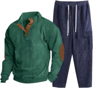 Loose Sweatshirt Pants for Men Sleeve Jacket Name Brand Men Sweatsuits Mens Fuzzy Hoodie Men 2 Piece Sweatsuits Mens