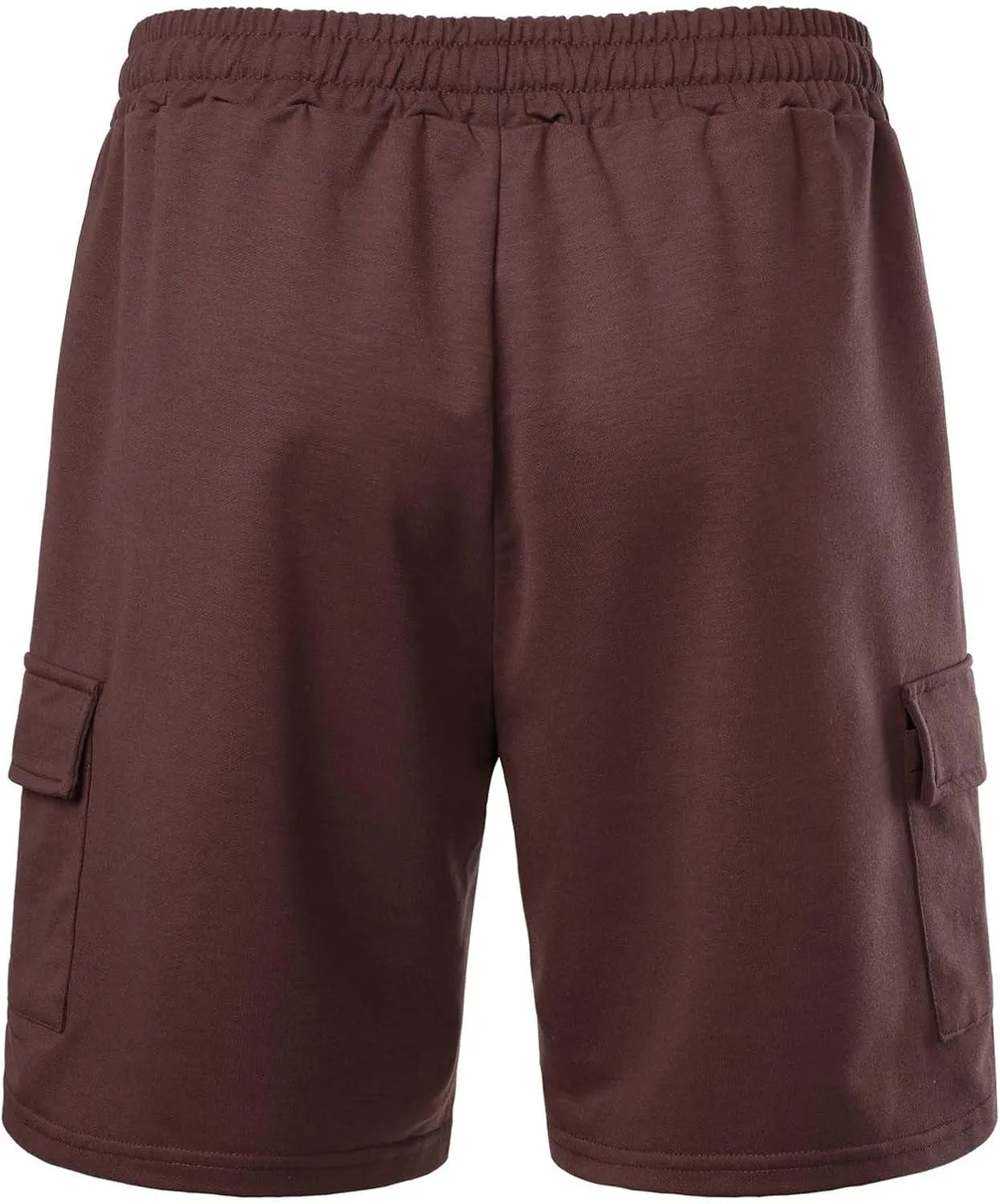 Men Elastic Waist Athletic Shorts with Drawstring Sports Gym Running Pants Quick Dry Workout Summer Activewear