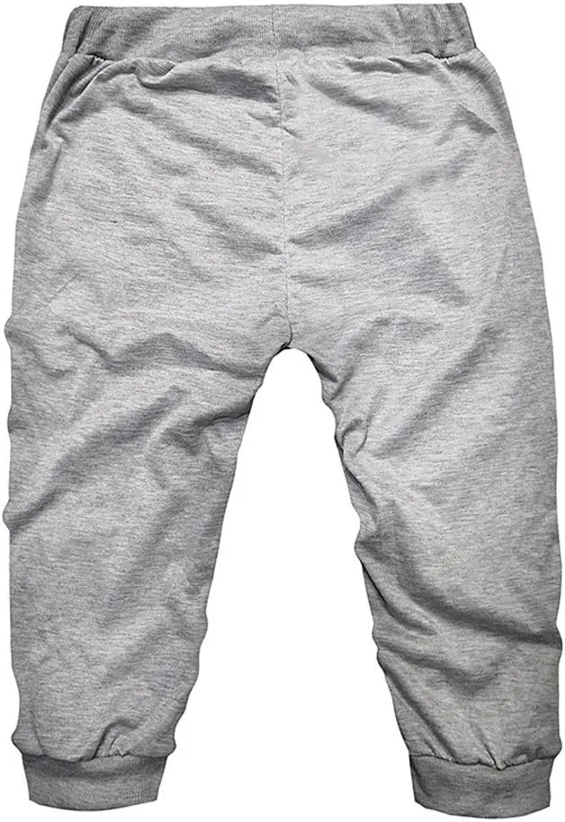 Mens 3/4 Joggers Capri Pants Cotton Below Knee Length Running Shorts Drawstring Slim Fit Workout Capri Joggers