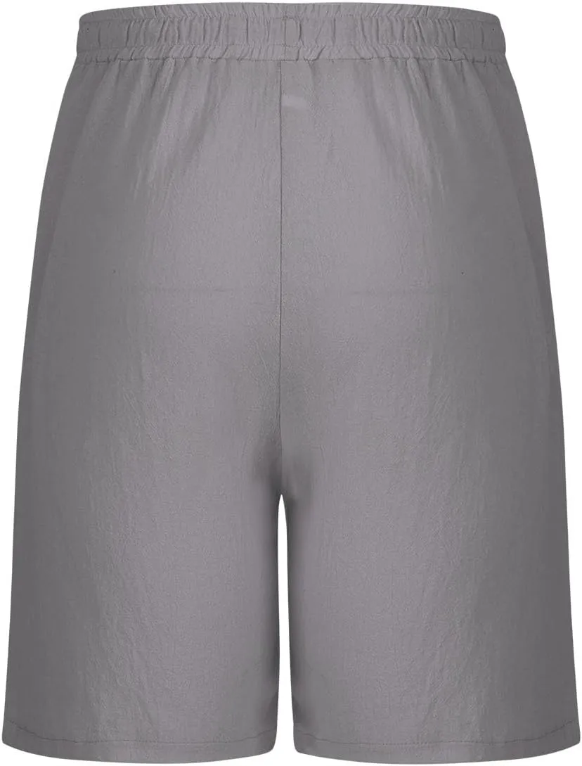 Men's Casual Shorts Athletic Summer Elastic Waist Short Pants Men Solid Comfort Fashionable Soft Shorts Pant 2025