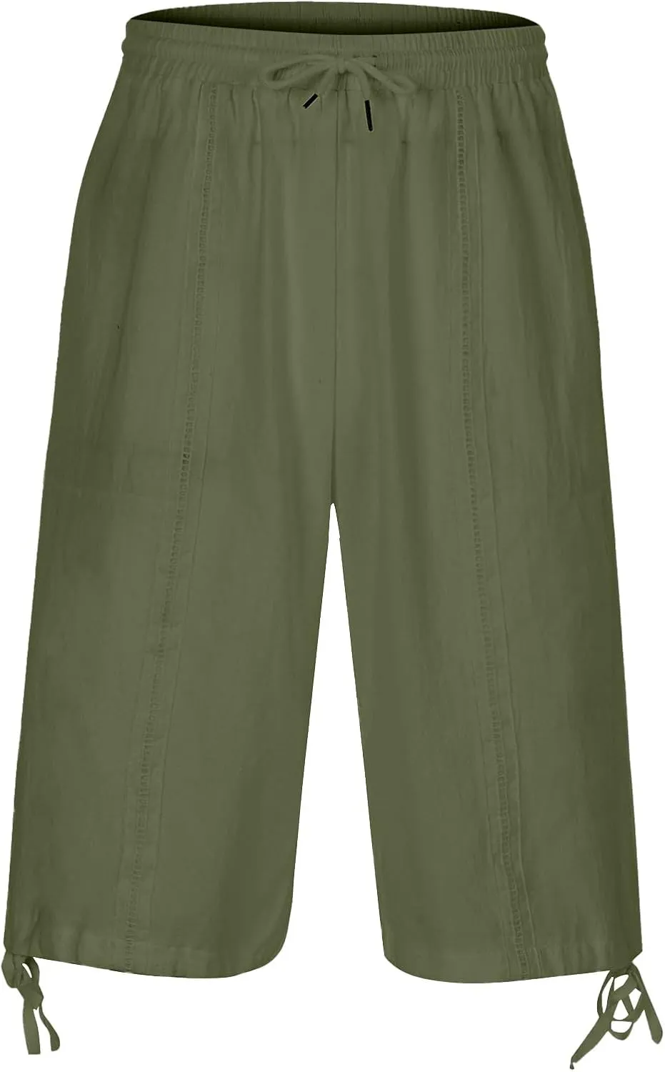 Men's Hawaiian Bermuda Shorts Elastic Waist Drawstring Pant Breathable Soft Shorts Summer Beach Vacation Shorts