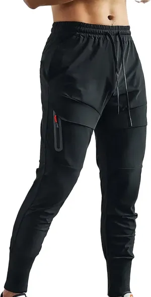 Mens Hiking Joggers Sweatpants Fashion Slim Fit Athletic Cargo Joggers Casual Quick Dry Gym Athletic Running Pants