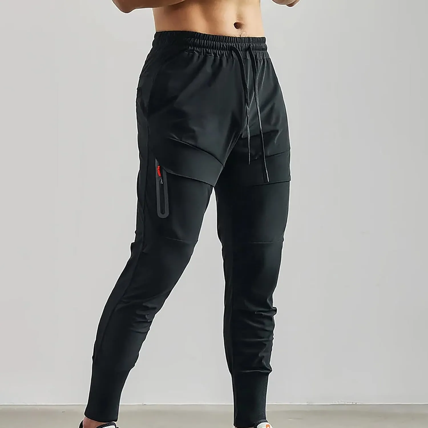 Mens Hiking Joggers Sweatpants Fashion Slim Fit Athletic Cargo Joggers Casual Quick Dry Gym Athletic Running Pants