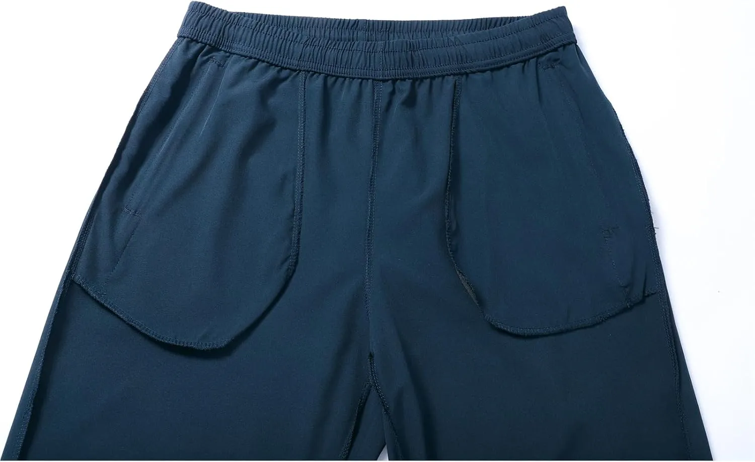 Men's Joggers Pants Lightweight Quick Dry Athletic Sweatpants Stretch Drawstring Tapered Pants with Zipper Pockets