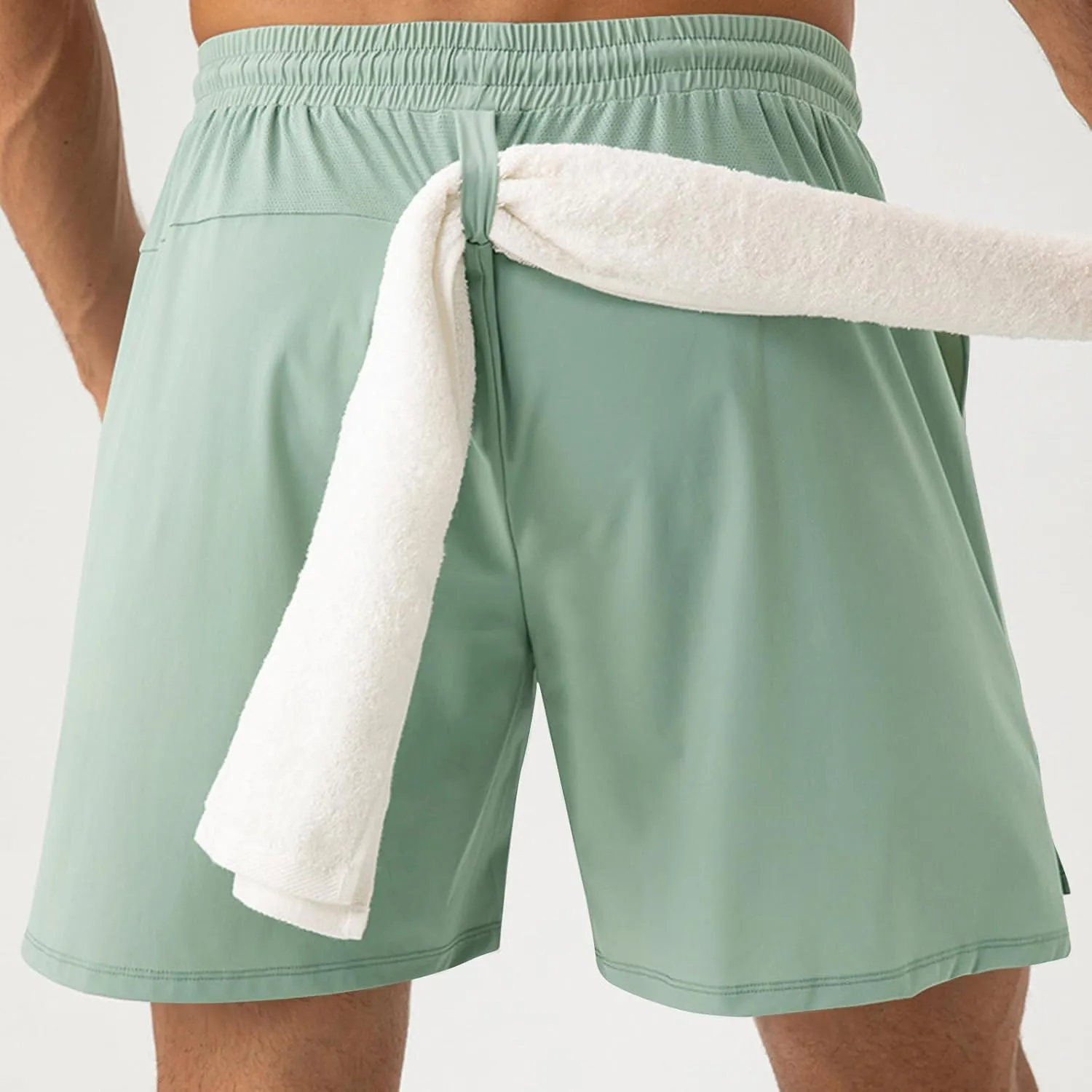 Mens Quick Dry Shorts Trendy 5 Inch Running Gym Athletic Short Pants Loose Moisture Wicking Training Workout Pants