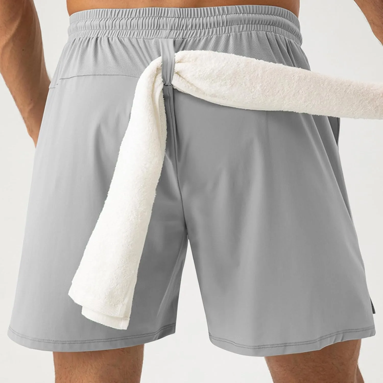 Mens Quick Dry Shorts Trendy 5 Inch Running Gym Athletic Short Pants Loose Moisture Wicking Training Workout Pants