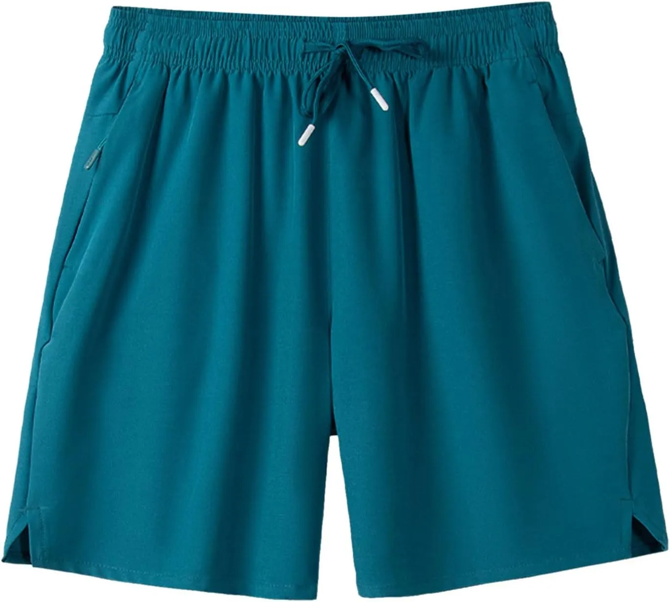 Mens Running Athletic Shorts 7 Inch Lightweight Quick Dry Sports Gym Workout Shorts with Zipper Pockets Big and Tall