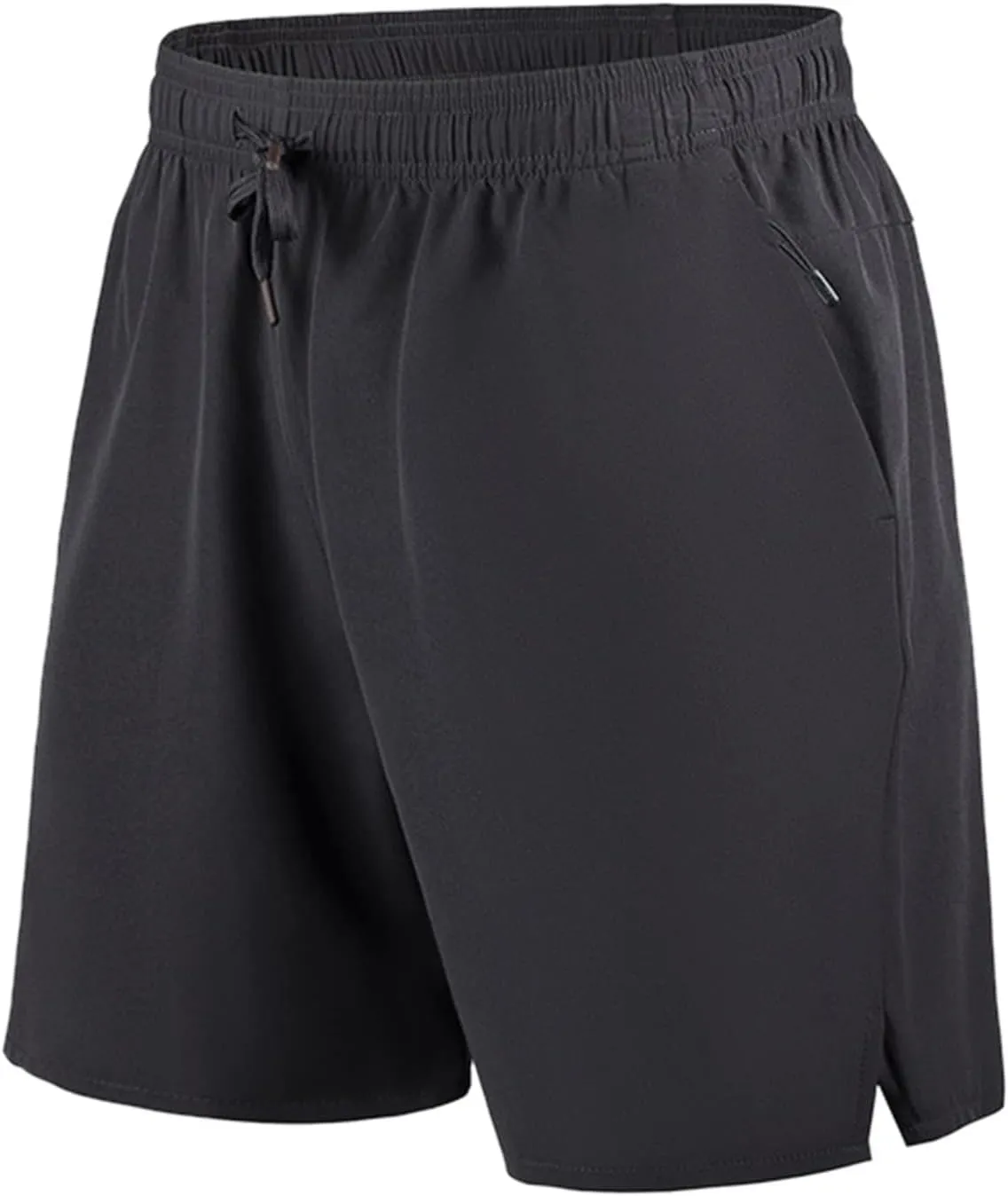 Mens Running Athletic Shorts 7 Inch Lightweight Quick Dry Sports Gym Workout Shorts with Zipper Pockets Big and Tall