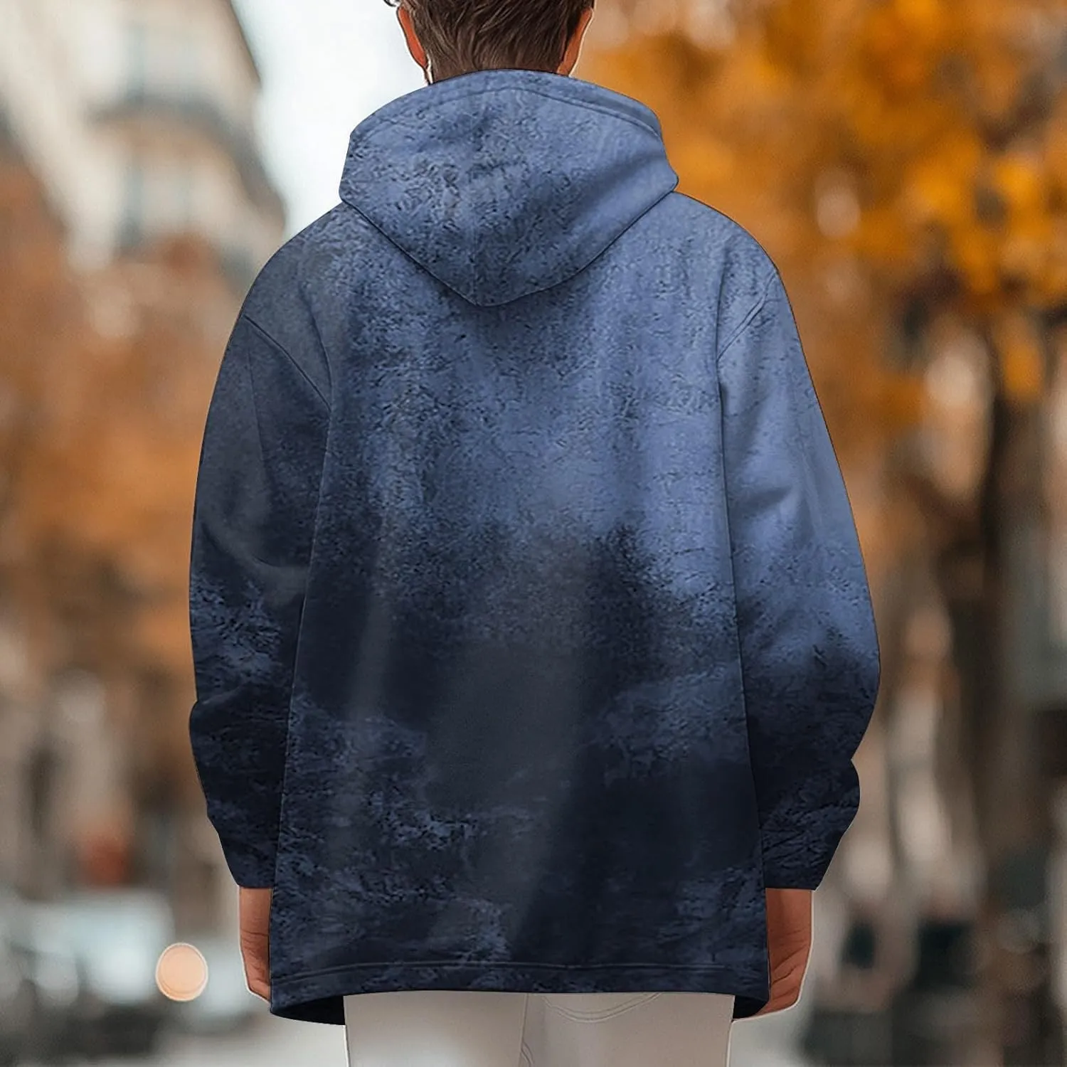 Mens Sherpa Hoodie Full-Zip Casual Fleece Hoodies Warm Winter Heavyweight Hooded