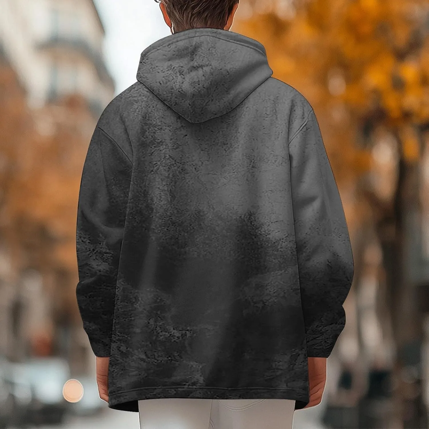 Mens Sherpa Hoodie Full-Zip Casual Fleece Hoodies Warm Winter Heavyweight Hooded
