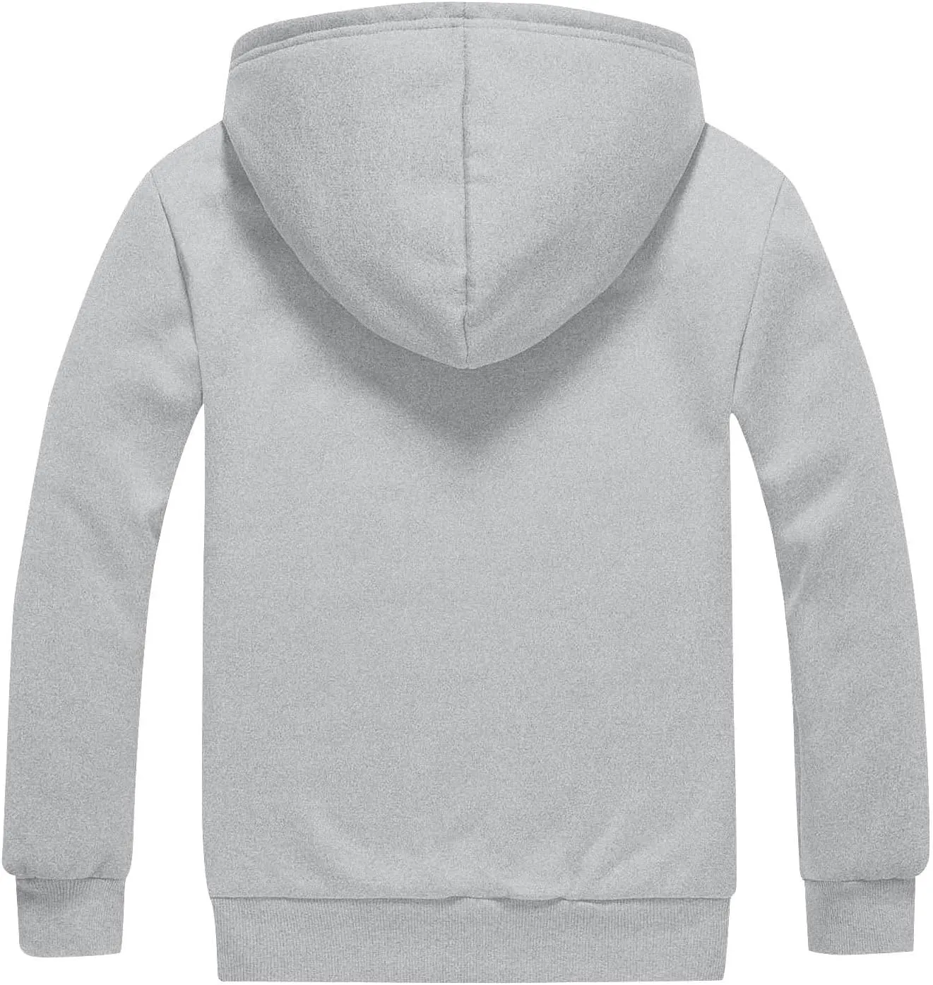 Mens Sherpa Hoodie Full-Zip Heavyweight Casual Sweatshirt Thermal Thick Fleece Hoodies