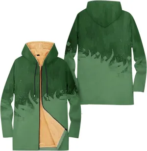 Mens Sherpa Lined Hoodie Full-Zip Casual Warm Sweatshirt Fleece Thick Thermal Hoodies