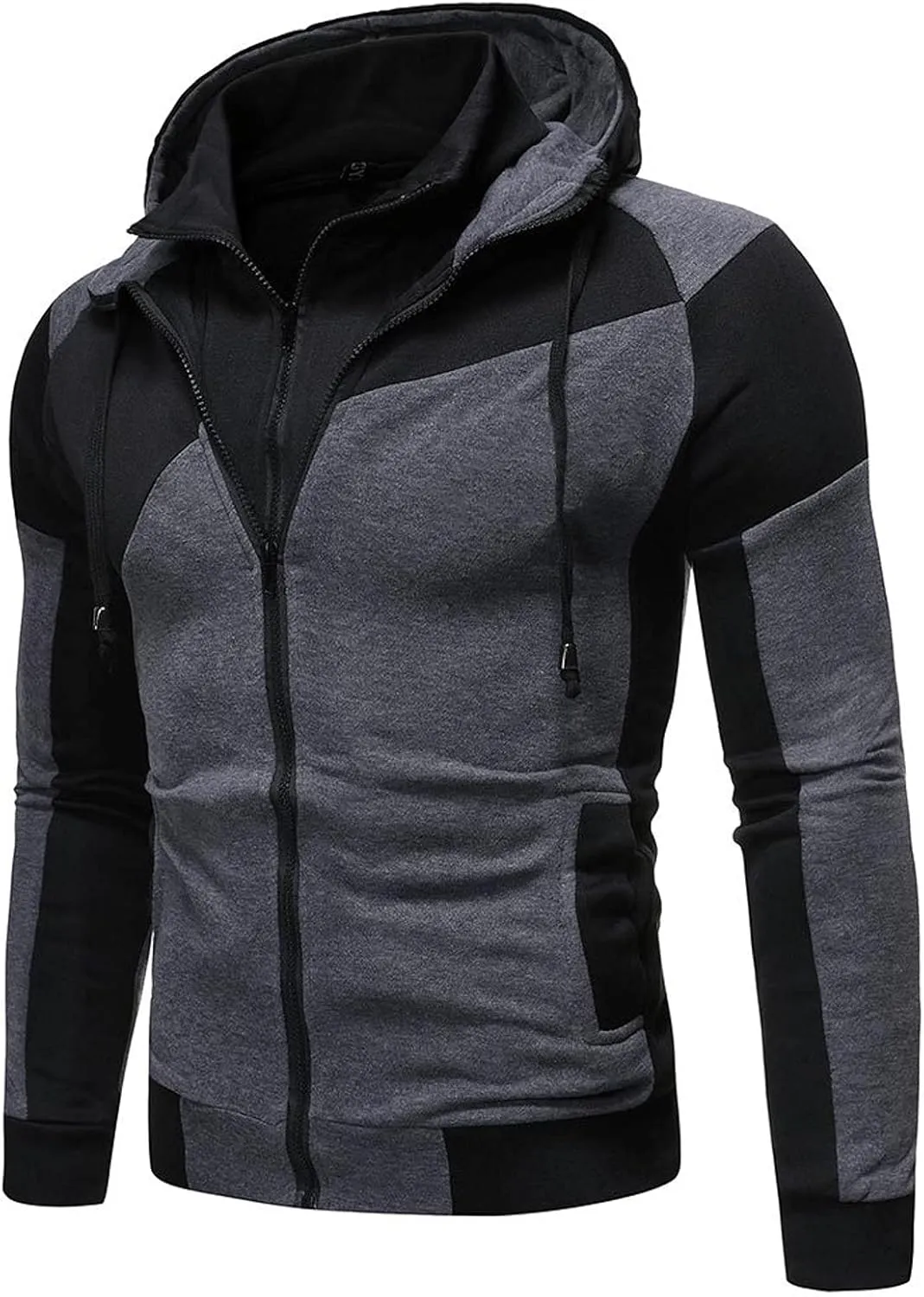 Men's Tracksuits Set 2 Piece Full Zip Casual Jacket Hoodie Sweatsuit Running Sport Pants Long Sleeve Outfits