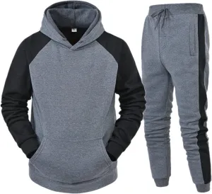 Men's Tracksuits Set 2 Piece Full Zip Casual Jacket Hoodie Sweatsuit Running Sport Pants Long Sleeve Outfits