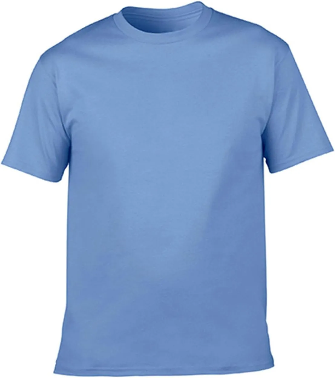 Oplxuo Women's Short Sleeve Crewneck Cotton Tops Casual Summer T Shirts Solid Color Ladies Basic Tees