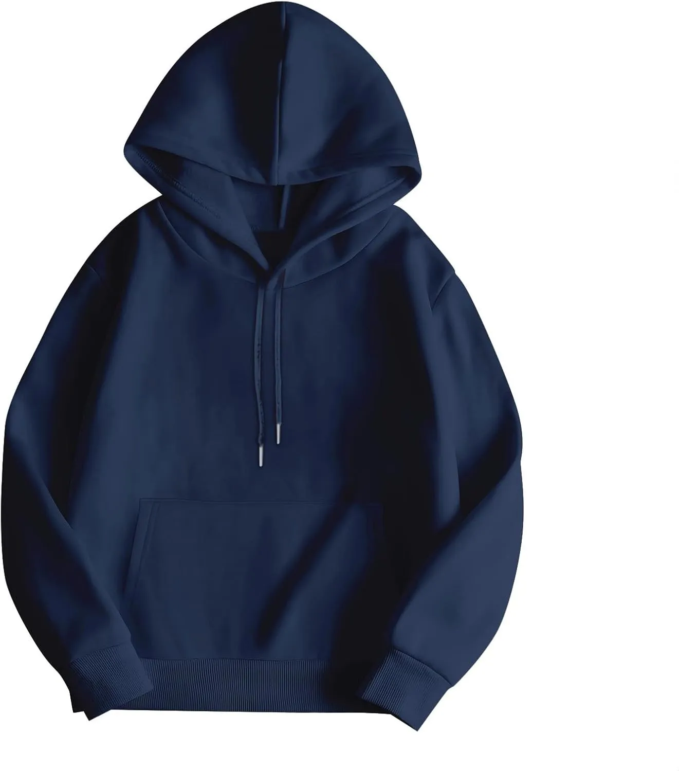 Oversized Hoodies for Women Fleece Plain Hooded Sweatshirts with Pocket Casual Long Sleeve Pullover Sweaters Y2k Tops