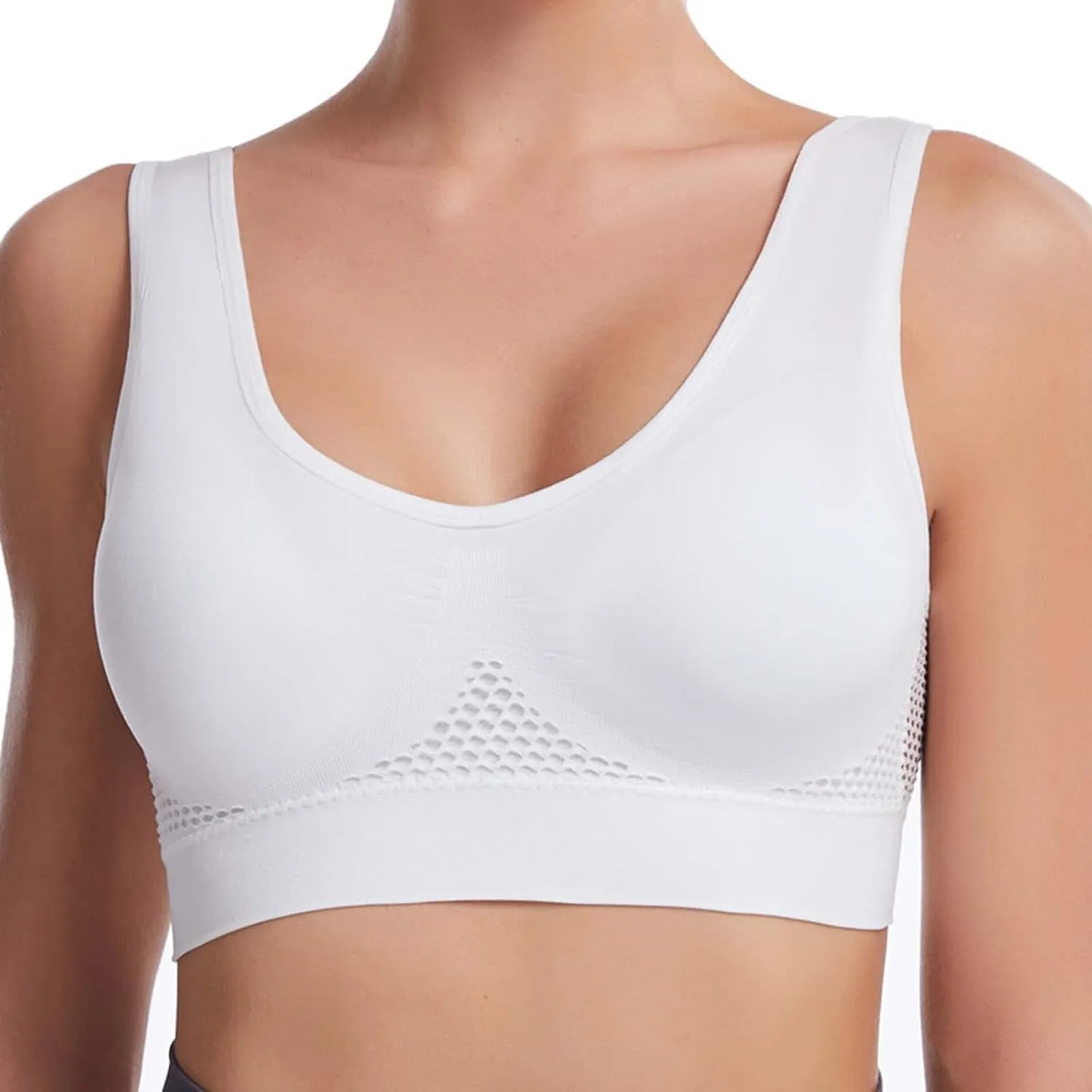 Padded Bralettes for Women Pocket Yoga Bra -Binding Underwear Sports Bras for Women Pack Sports Bras for Women Comfy