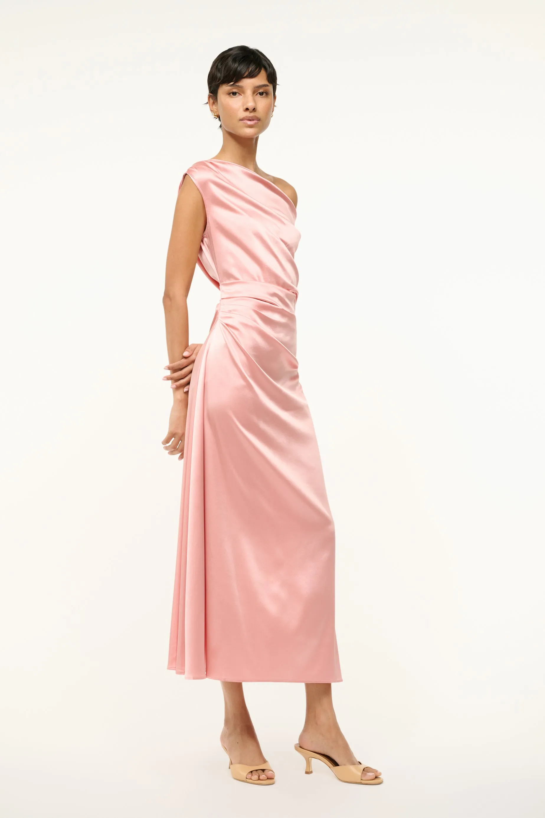 Phare Silk Dress Rose
