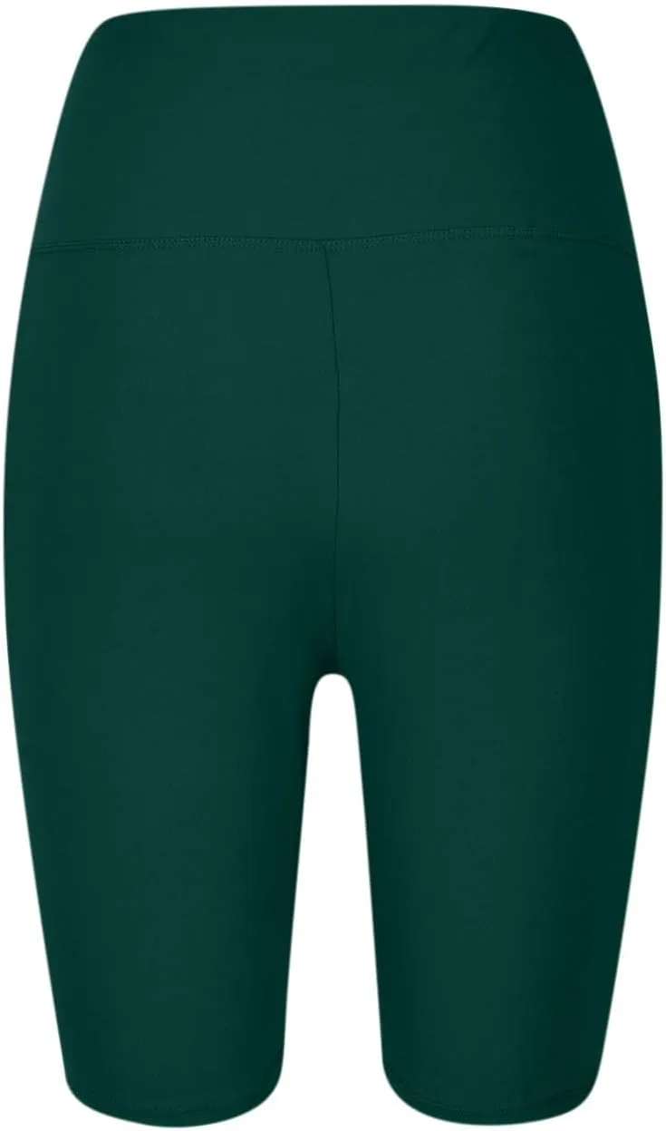 Plus Size Shorts for Women Stretch High Waist Workout Biker Short Leggings with Pocket Summer Fashion Fitness Shorts