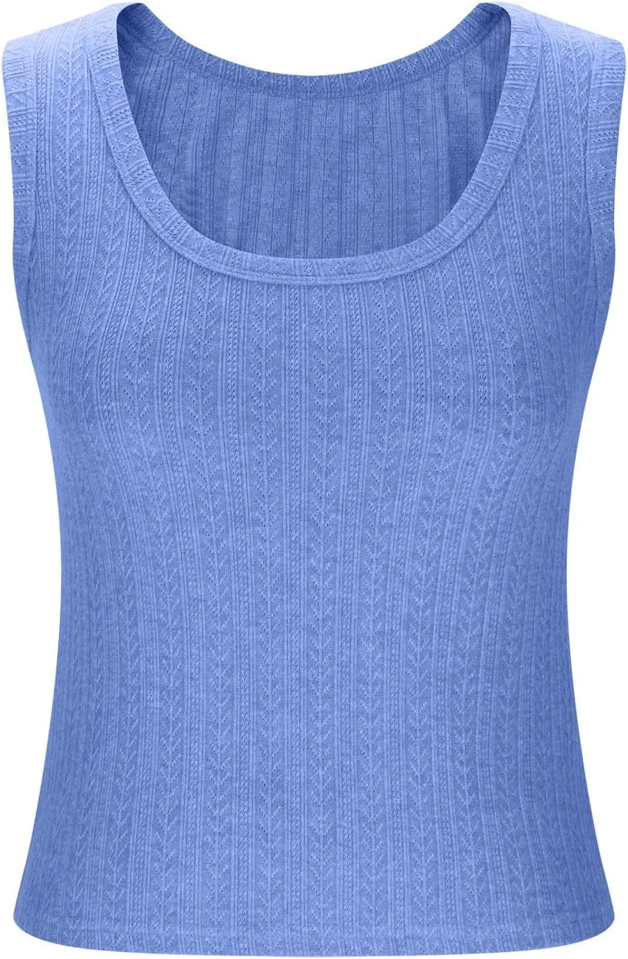 Plus Size Vests for Womens Summer Dressy Sleeveless Round Neck Solid Color Tunic Tops Casual Slim Comfy Tank Top