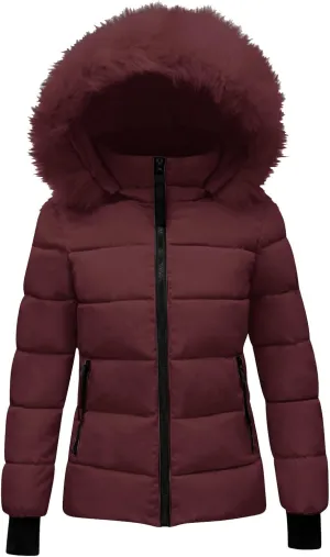Puffer Coats for Women Waterproof Short Puffer Jacket Thickened Down Jacket Warm Winter Coat Puffer Parka Jacket Coat