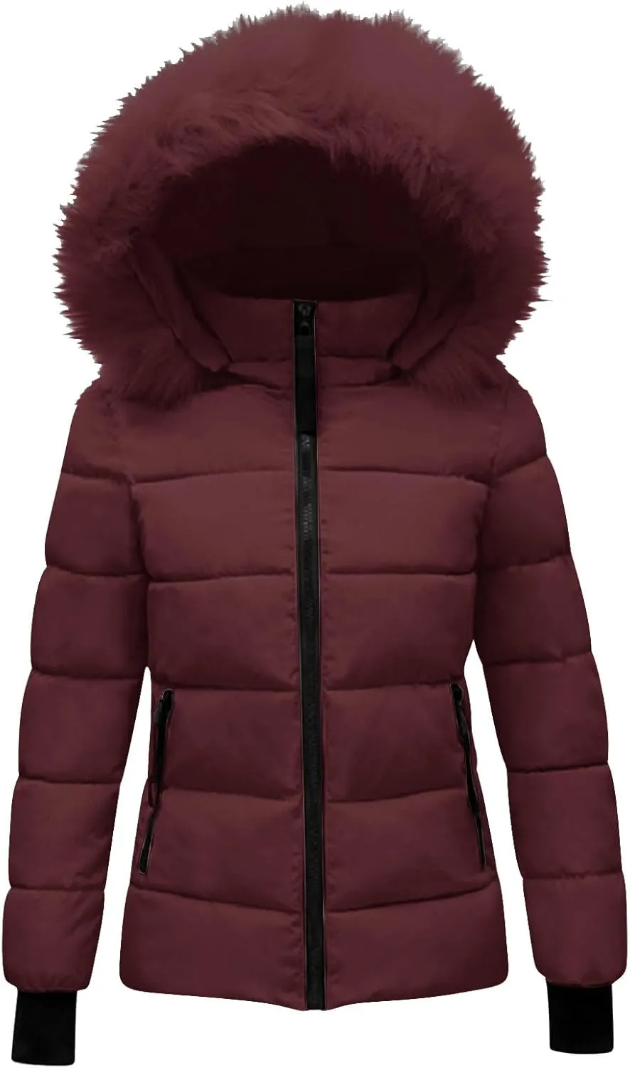 Puffer Coats for Women Waterproof Short Puffer Jacket Thickened Down Jacket Warm Winter Coat Puffer Parka Jacket Coat