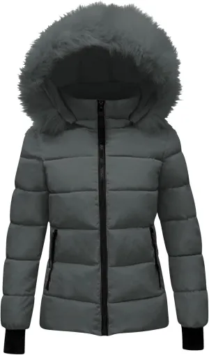 Puffer Coats for Women Waterproof Short Puffer Jacket Thickened Down Jacket Warm Winter Coat Puffer Parka Jacket Coat