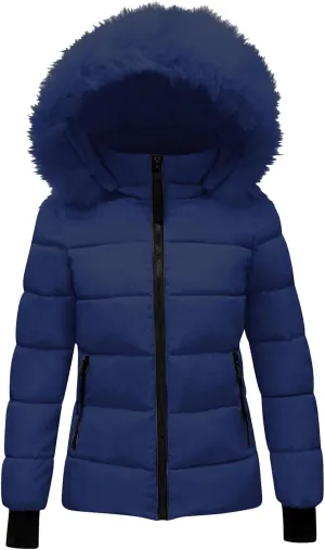 Puffer Coats for Women Waterproof Short Puffer Jacket Thickened Down Jacket Warm Winter Coat Puffer Parka Jacket Coat